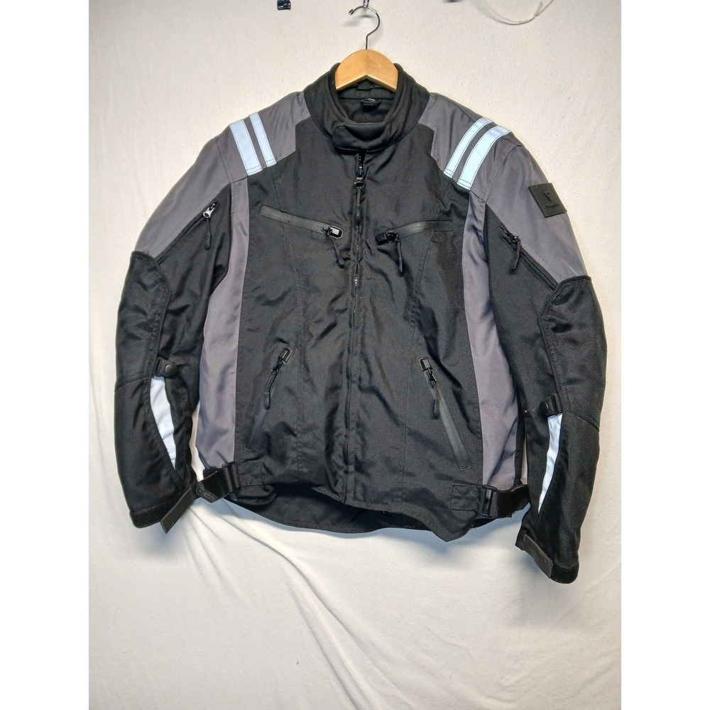 Viking cycle motorcycle jacket armored heavy Duty size medium mens‎ biking